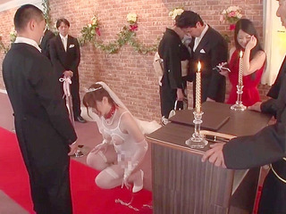 Japanese Bride's Wild Wedding Night Sextravaganza with Nippon XXX Domination!