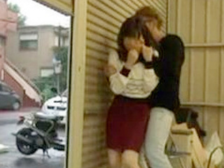 Nippon sex dream comes true for dom wife with XXX tits in garage fuck.